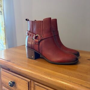 Sam Edelman Burgundy Ankle Boots